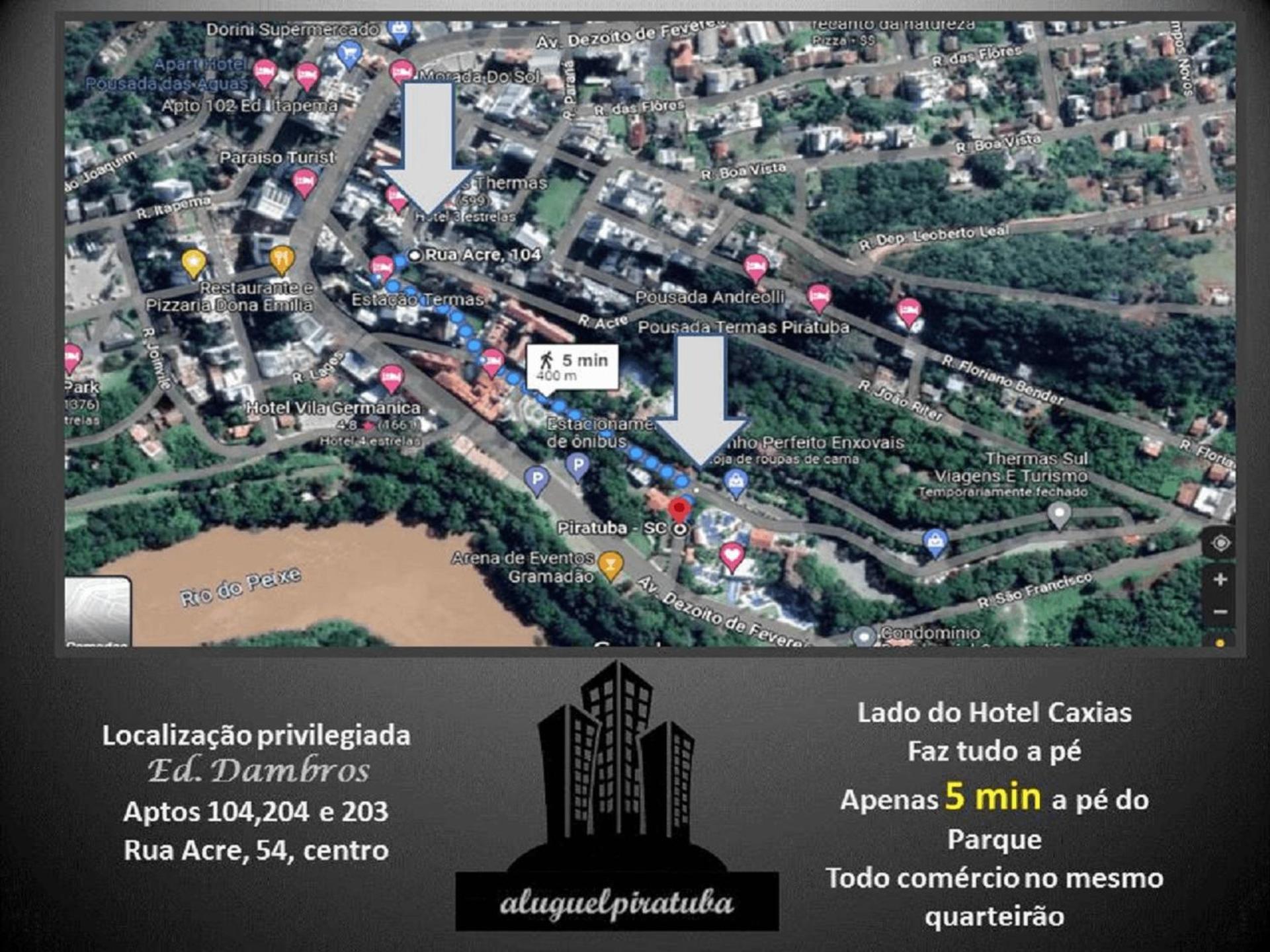 Aconchegante Apto 104 Fica 5 Min Do Parque Termal Piratuba Eksteriør billede